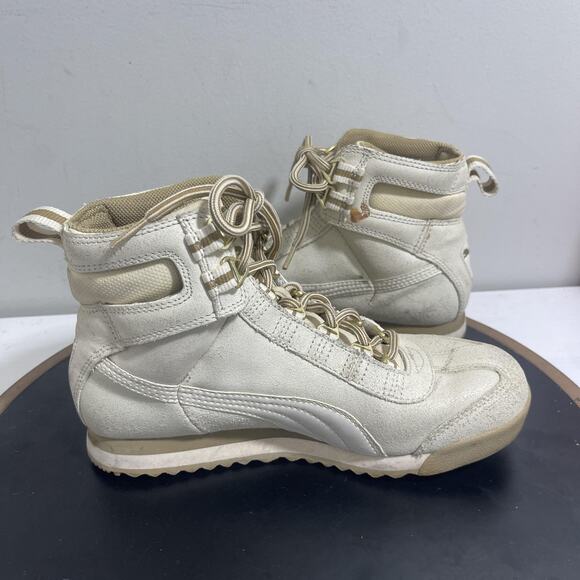 Puma Roma Shoes Womens Size 7 High Top Suede‎ Retro 345862-04 Sneakers - Picture 7 of 12
